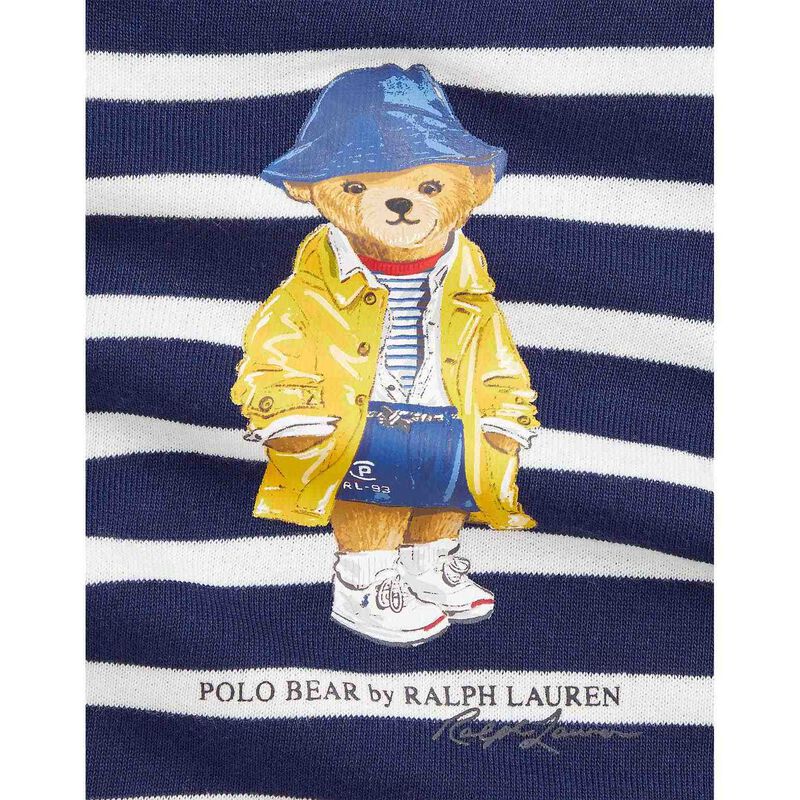 Ralph Lauren Polo Bear French Terry Dress & Bloomer image number 2